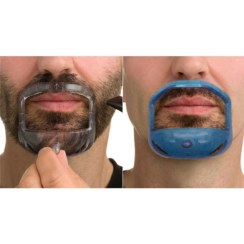 Men'S Beard Grooming - 5pcs/set Transparent Beard Styling Tool And