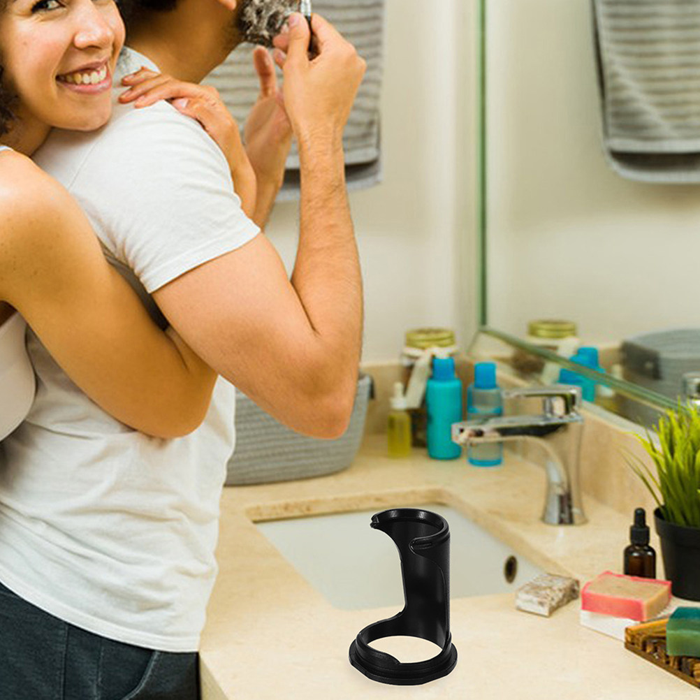 Men'S Beard Grooming - 2Pcs Plastic Shaving Brush Holder for