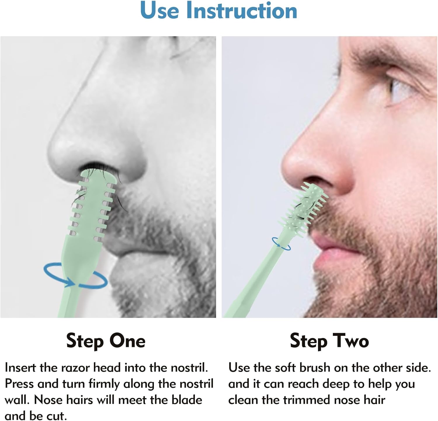 5/20/50Pcs 2-in-1 Nasal Cutter - Men'S Beard Grooming review and price