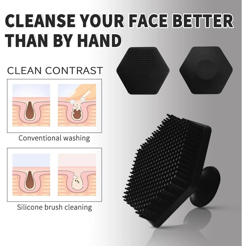 1 Silicone Facial Cleaning Bru - Men'S Beard Grooming review and price